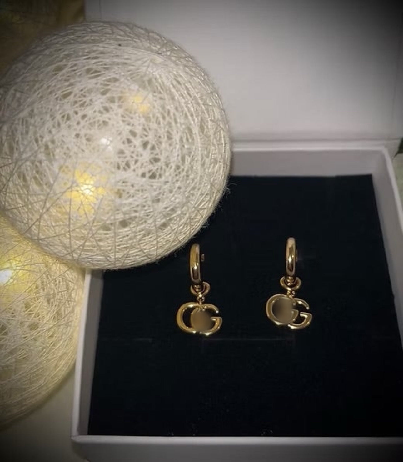 Boucles d'oreilles GG