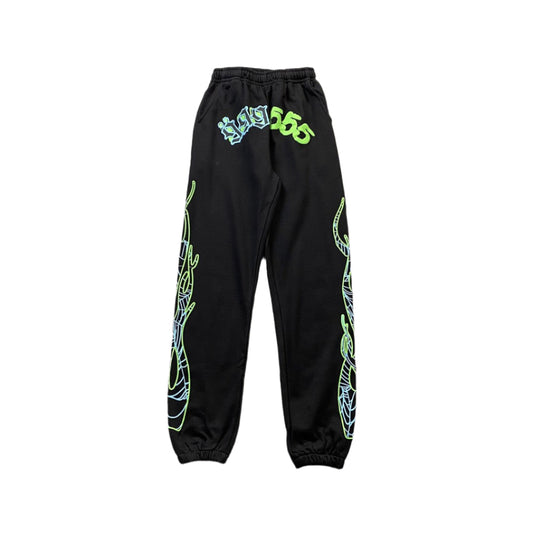 JUICE WRLD x SP5DER SWEATPANTS BLACK