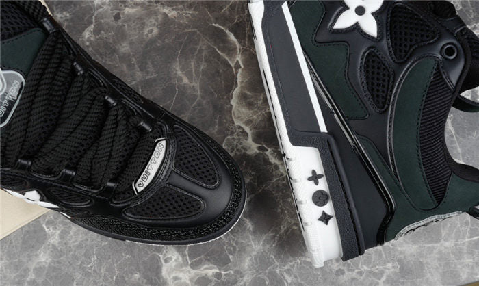 LOUIS VUITTON LV SKATE SNEAKER BLACK WHITE