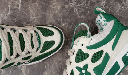 LOUIS VUITTON LV SKATE SNEAKER GREEN WHITE
