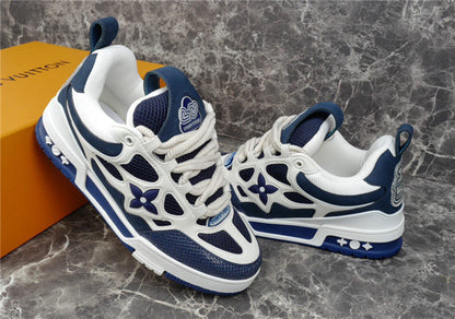 LOUIS VUITTON LV SKATE SNEAKER MARINE WHITE