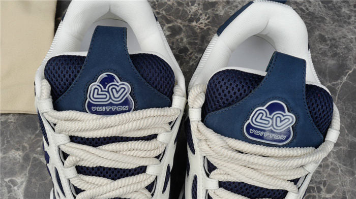 LOUIS VUITTON LV SKATE SNEAKER MARINE WHITE