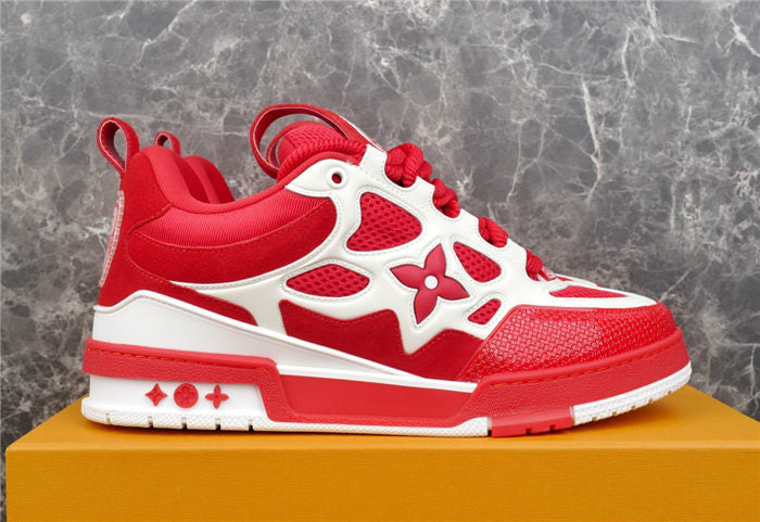 LOUIS VUITTON LV SKATE SNEAKER RED WHITE