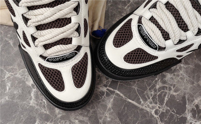LOUIS VUITTON LV SKATE SNEAKER WHITE BLACK
