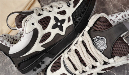 LOUIS VUITTON LV SKATE SNEAKER WHITE BLACK