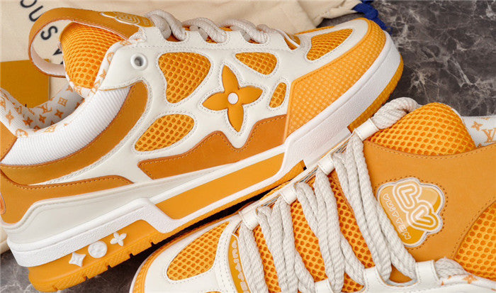 LOUIS VUITTON LV SKATE SNEAKER YELLOW WHITE
