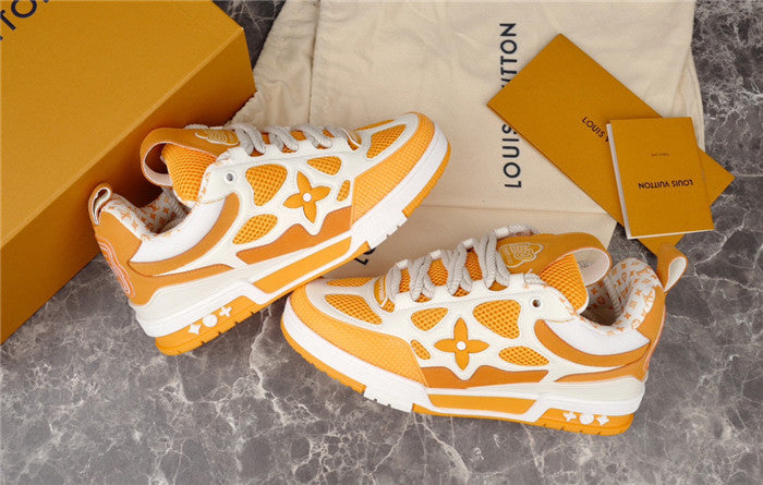 LOUIS VUITTON LV SKATE SNEAKER YELLOW WHITE