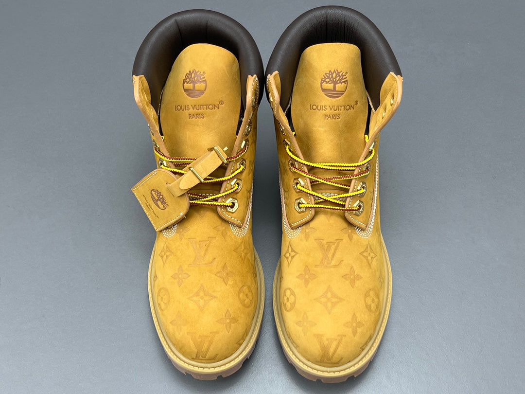 LOUIS VUITTON x TIMBERLAND ANKLE BOOTS