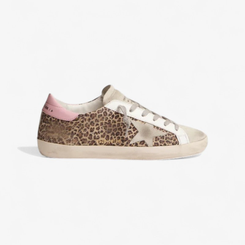 Leopard-print Suede Super-star Sneakers