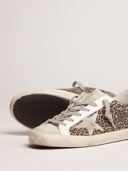 Leopard-print Suede Super-star Sneakers