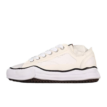 MAISON MIHARA YASUHIRO PETERSON OG SOLE CANVAS LOW WHITE