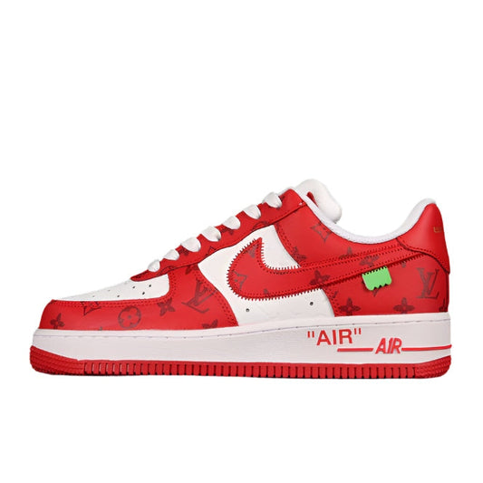 NIKE AIR FORCE 1 x LOUIS VUITTON VIRGIL ABLOH WHITE RED