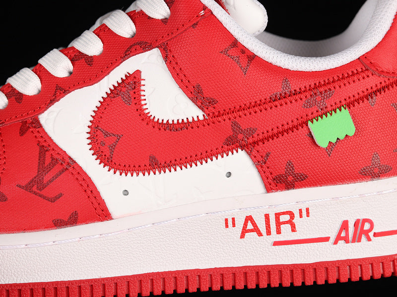 NIKE AIR FORCE 1 x LOUIS VUITTON VIRGIL ABLOH BLANC ROUGE