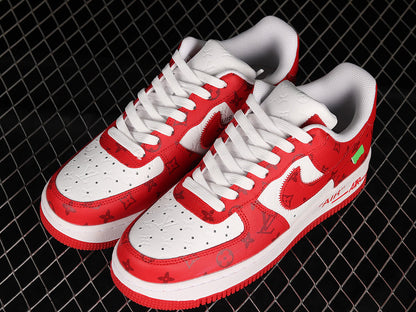 NIKE AIR FORCE 1 x LOUIS VUITTON VIRGIL ABLOH BLANC ROUGE