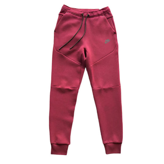 NIKE TECH FLEECE PANTS x BURGUNDY