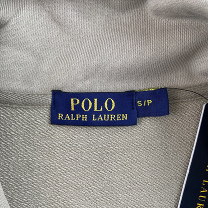 POLO RALPH LAUREN QUARTER ZIP SWEATSHIRT BEIGE