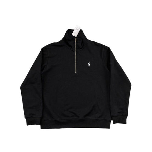 POLO RALPH LAUREN QUARTER ZIP SWEATSHIRT BLACK