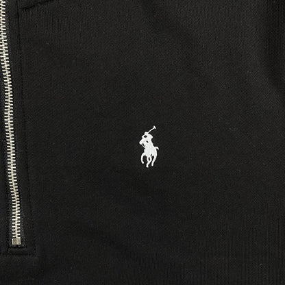 POLO RALPH LAUREN QUARTER ZIP SWEATSHIRT BLACK