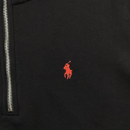 POLO RALPH LAUREN QUARTER ZIP SWEATSHIRT BLACK