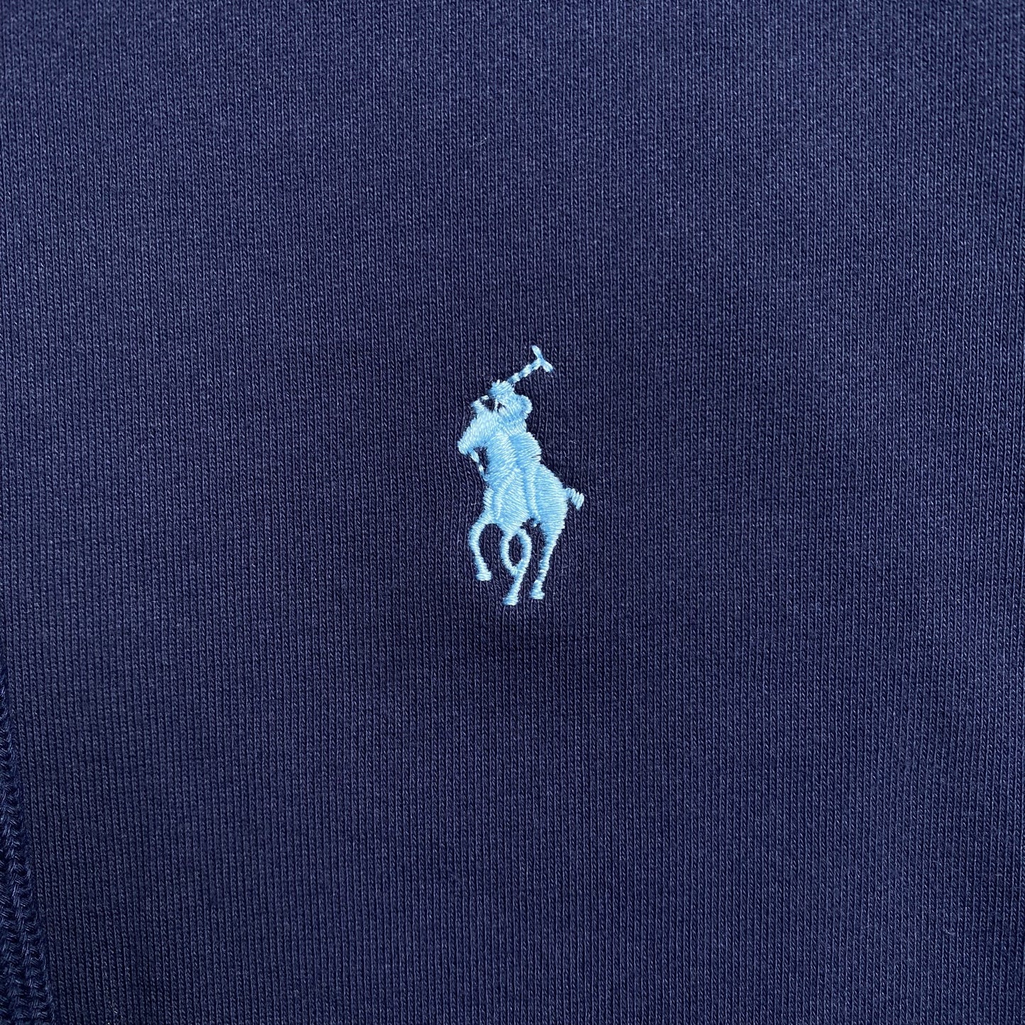 POLO RALPH LAUREN ZIP-UP HOODIE NAVY