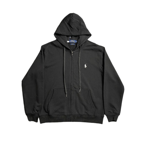 POLO RALPH LAUREN ZIP UP HOODIE BLACK
