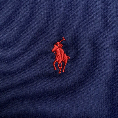POLO RALPH LAUREN ZIP UP HOODIE NAVY