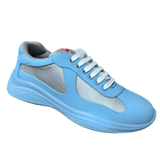 PRADA AMERICA'S CUP CAOUTCHOUC SOUPLE BLEU CLAIR ARGENT