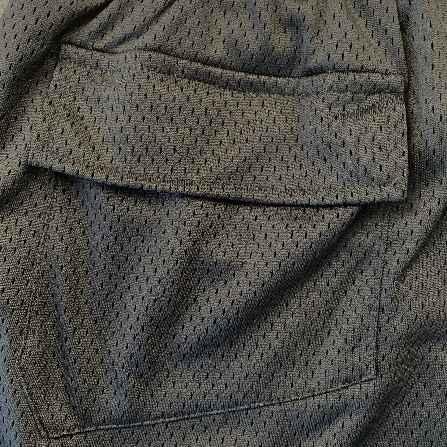 RHUDE COURT LOGO SHORTS BLACK/WHITE