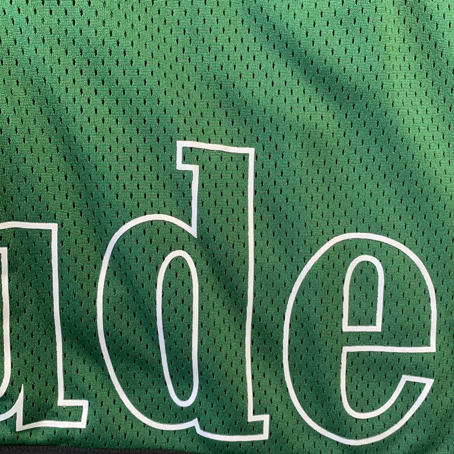 RHUDE COURT LOGO SHORTS GREEN