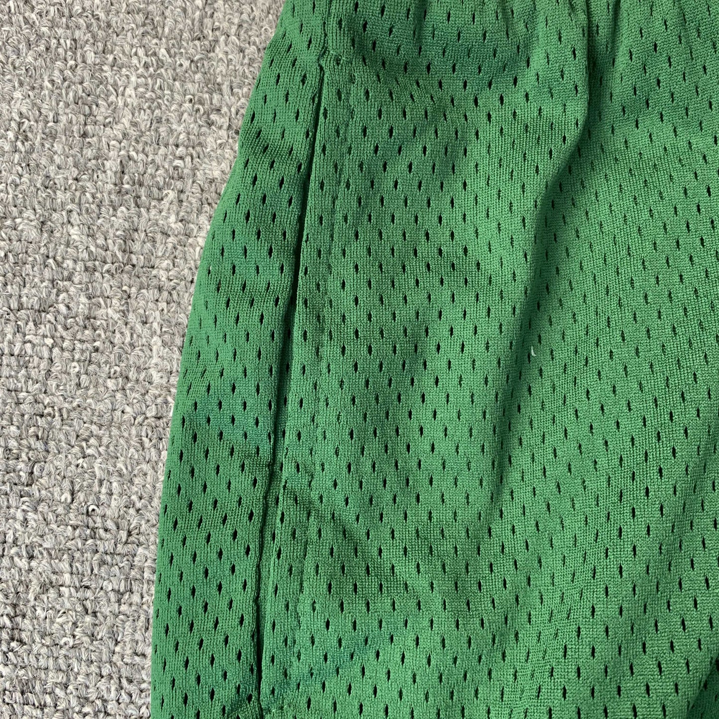 RHUDE COURT LOGO SHORTS GREEN