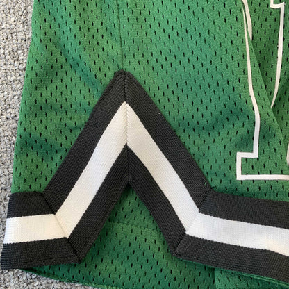 RHUDE COURT LOGO SHORTS GREEN