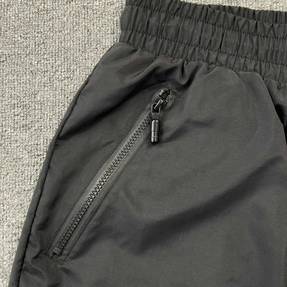 RHUDE RH LOGO SHORTS BLACK ON BLACK