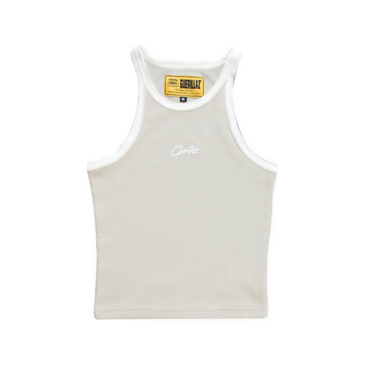 Womens Allstarz Contrast Cream Tank Top