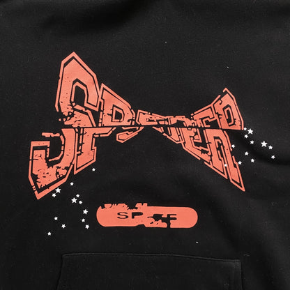 SP5DER ADULT HOODIE BLACK