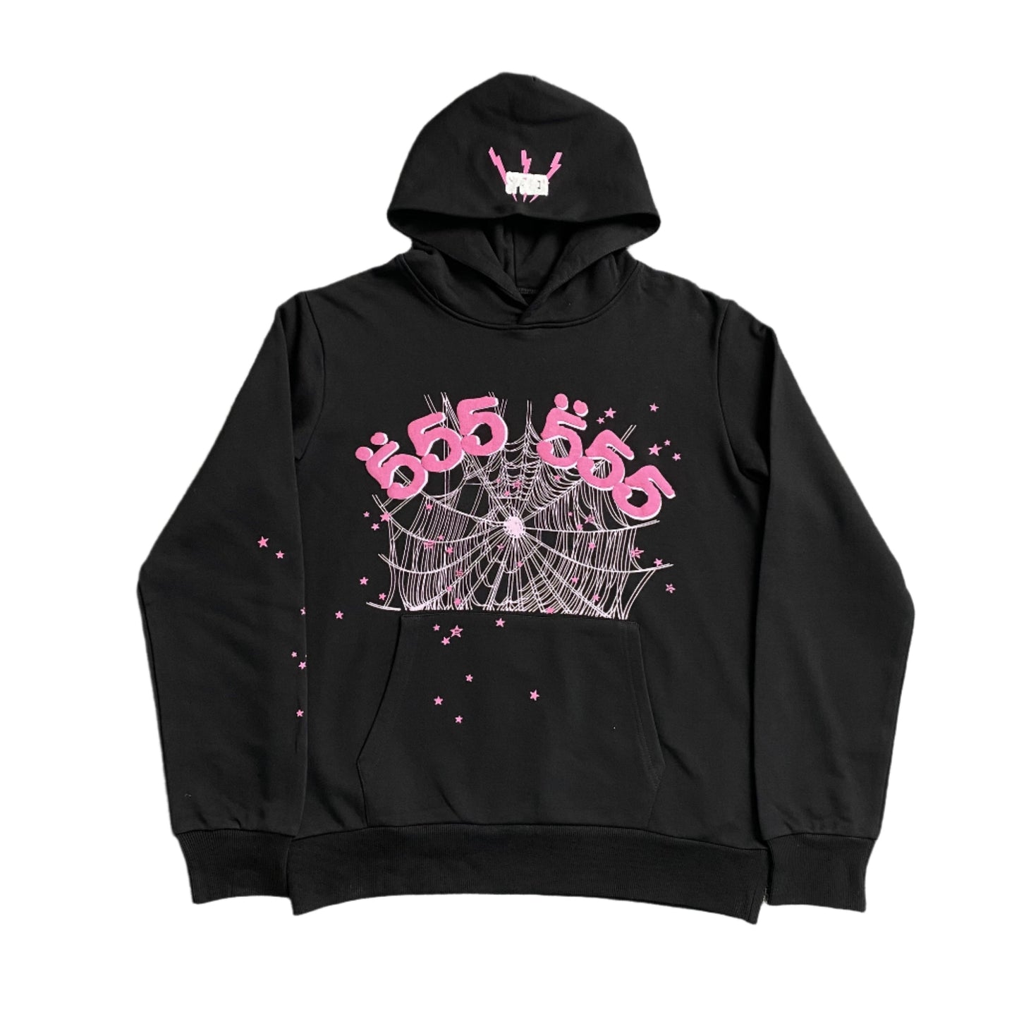 SP5DER ANGEL NUMBER HOODIE BLACK