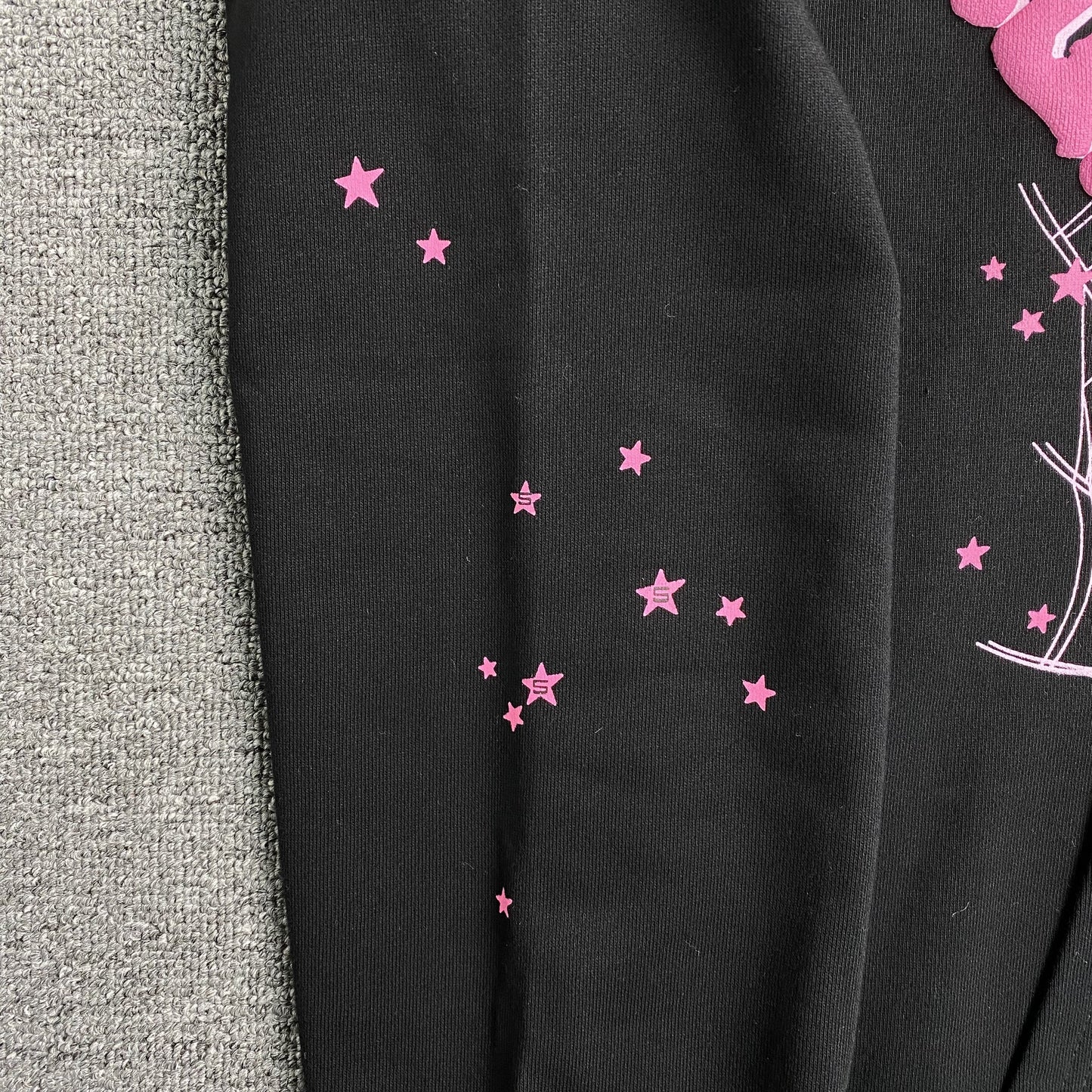 SP5DER ANGEL NUMBER HOODIE BLACK