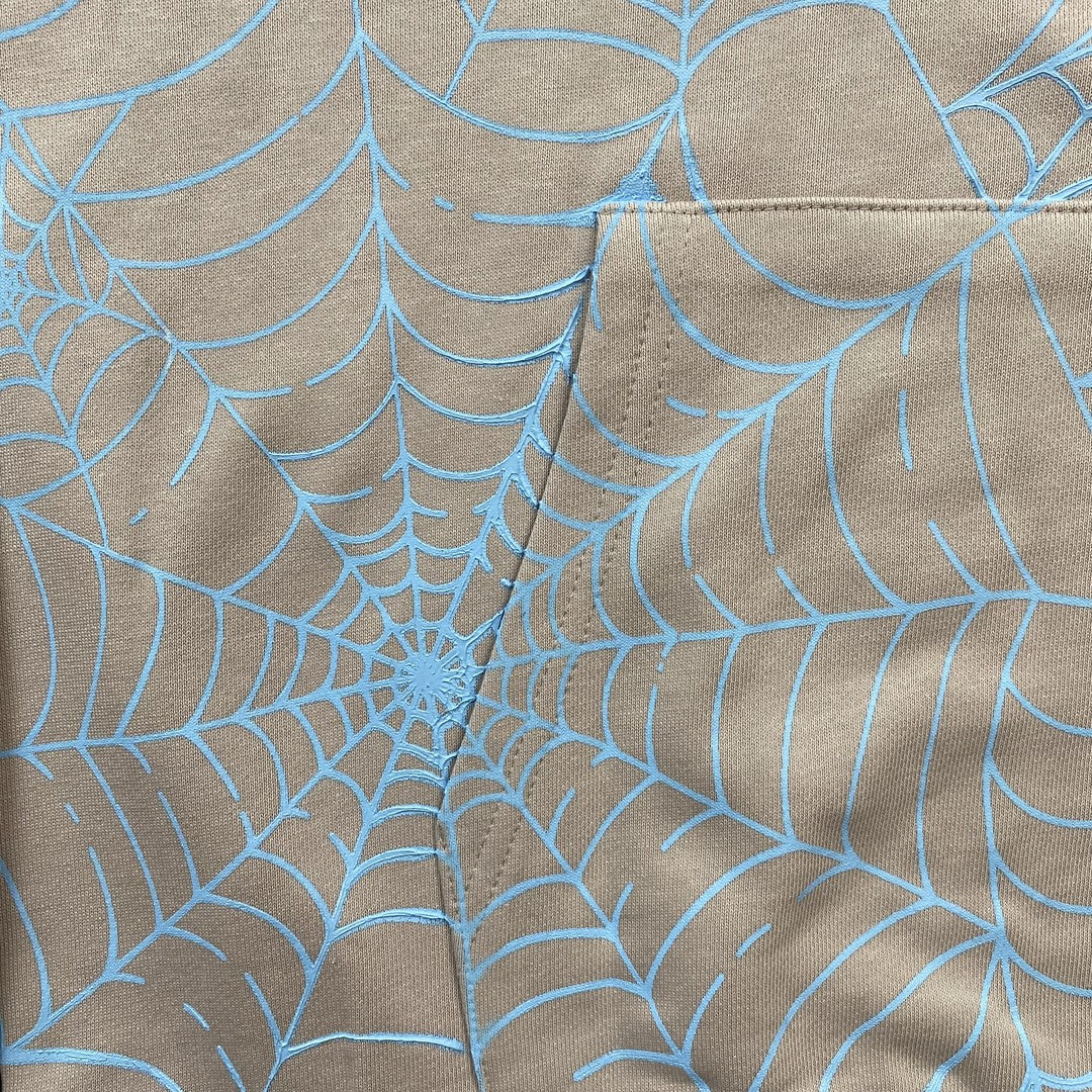 SP5DER AOP WEB HOODIE HEATHER GREY