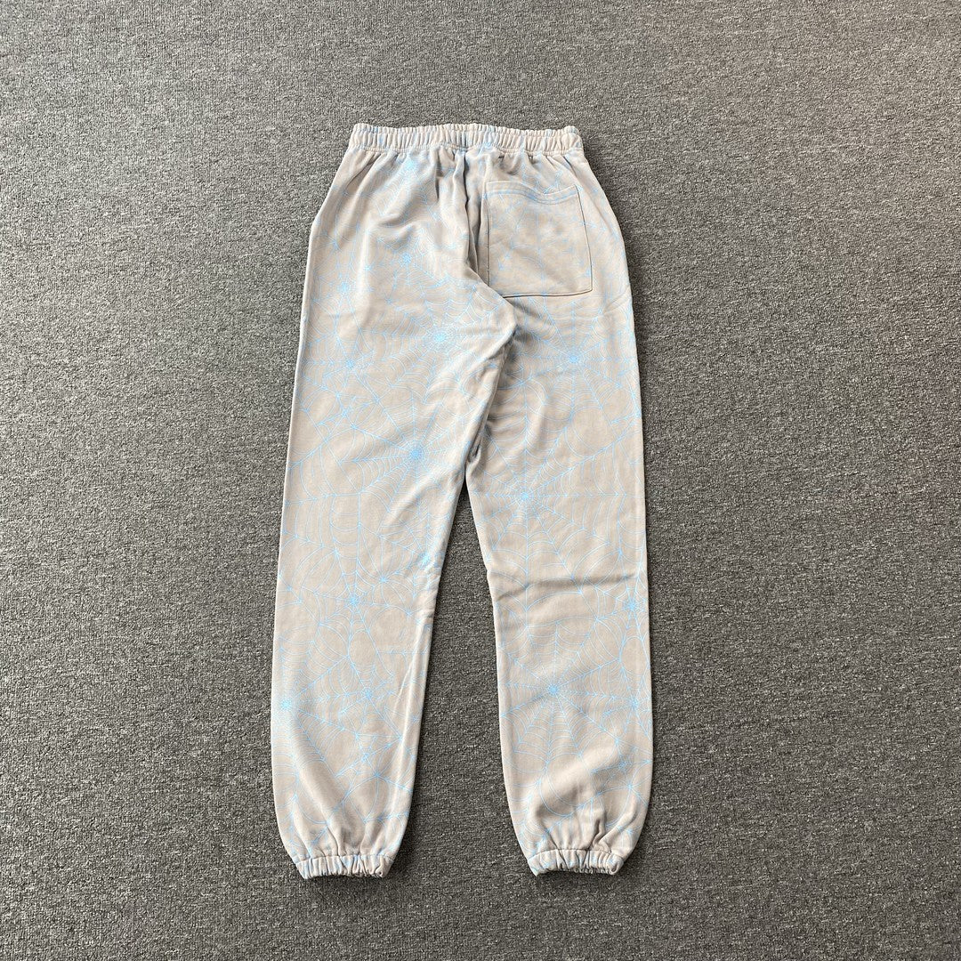 SP5DER AOP WEB SWEATPANTS HEATHER GREY