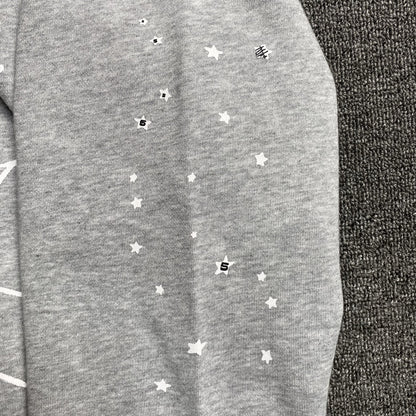 SP5DER ARACH NY PHOBIA HOODIE ASH GREY