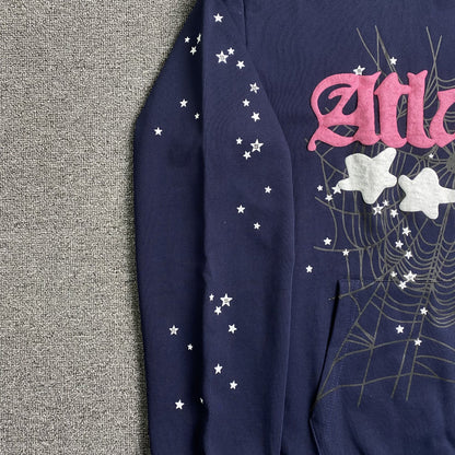 SP5DER ATLANTA HOODIE NAVY