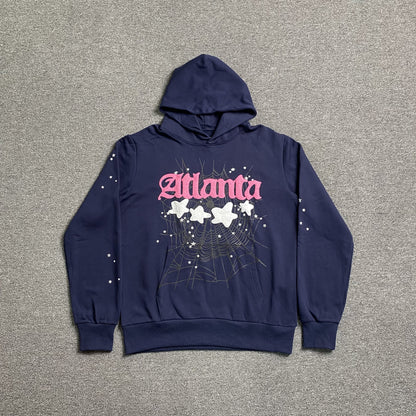 SP5DER ATLANTA HOODIE NAVY