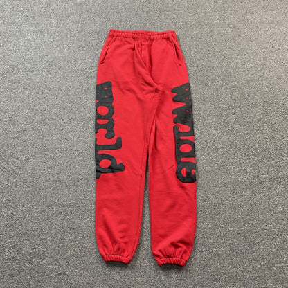 Pantalon de survêtement rouge SP5DER BELUGA