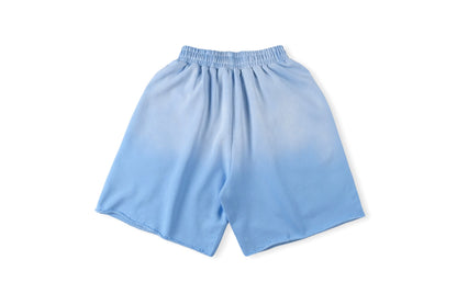 SP5DER CUT SWEATSHORT VINTAGE BLUE