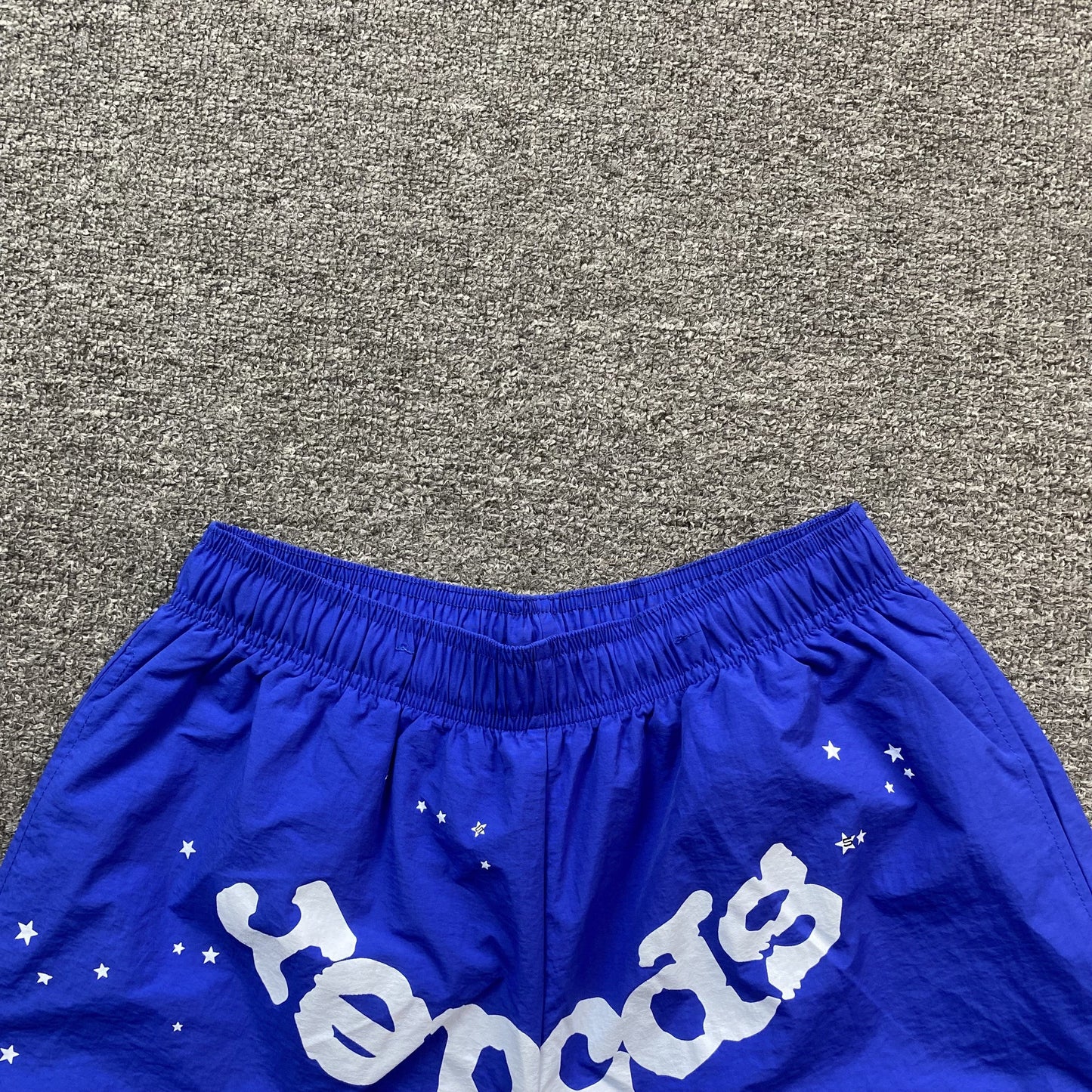 SP5DER OG WEB DOUBLE LAYER SHORT BLUE