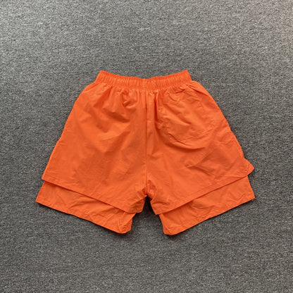 SP5DER OG WEB DOUBLE LAYER SHORT ORANGE