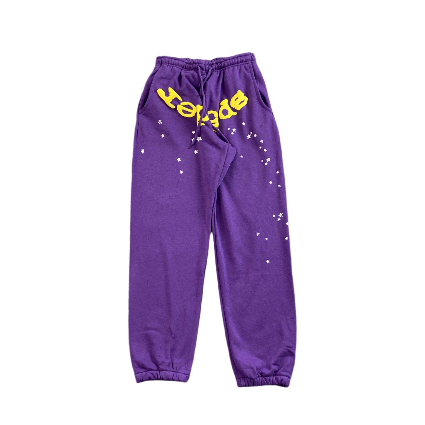 SP5DER STAR OG WEB V2 SWEATPANTS SLIME PURPLE