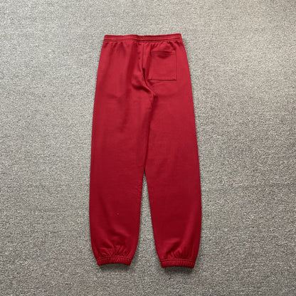 Pantalon de survêtement rouge SP5DER VVS