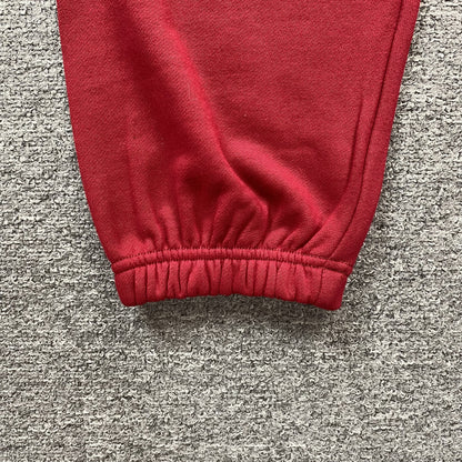 Pantalon de survêtement rouge SP5DER VVS