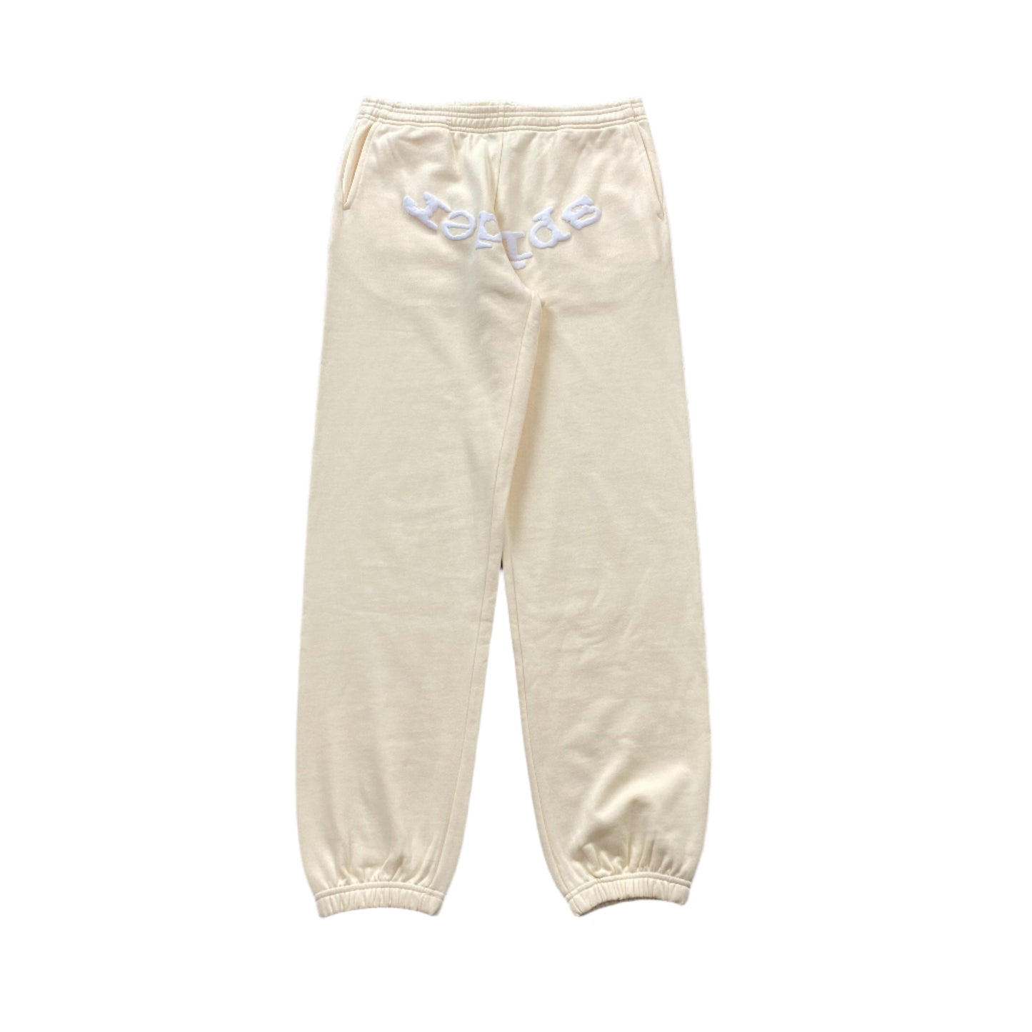 SP5DER VVS SWEATPANTS WHITE