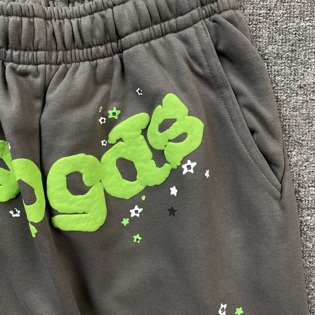 PANTALON DE SURVÊTEMENT SP5DER WAIT WEB GRIS ARDOISE